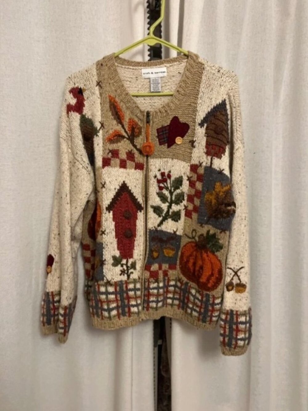 Cozy Patchwork Cardigan